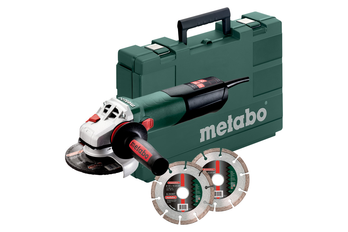 Угловая шлифовальная машина Metabo W 13-125 Quick Set