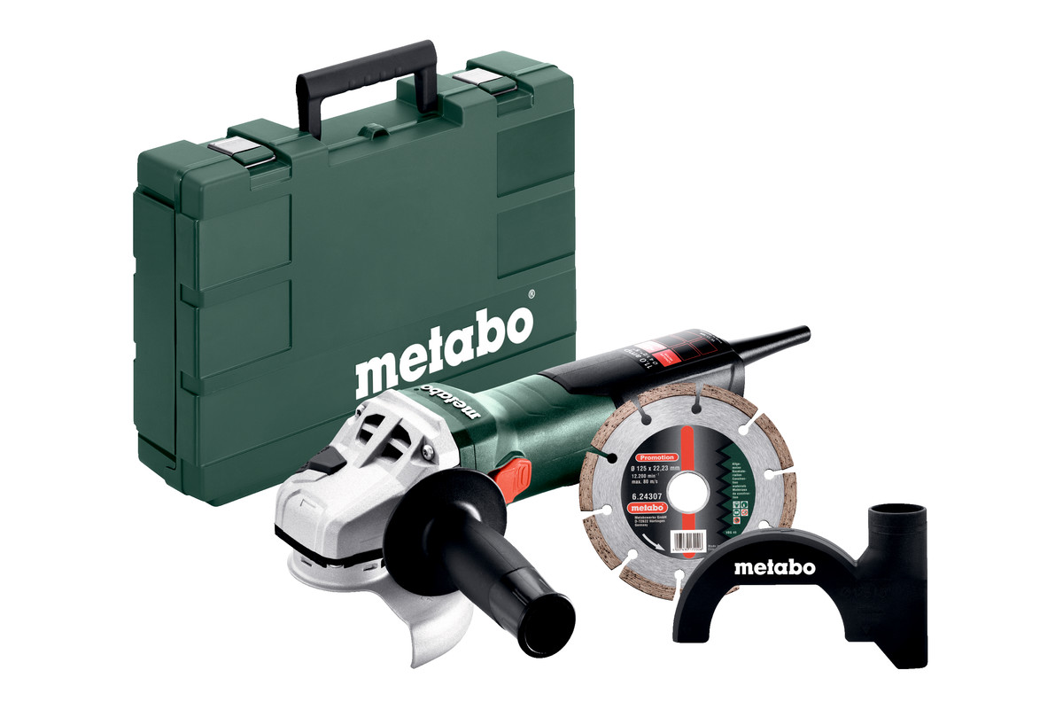 Угловая шлифовальная машина Metabo W 11-125 Set