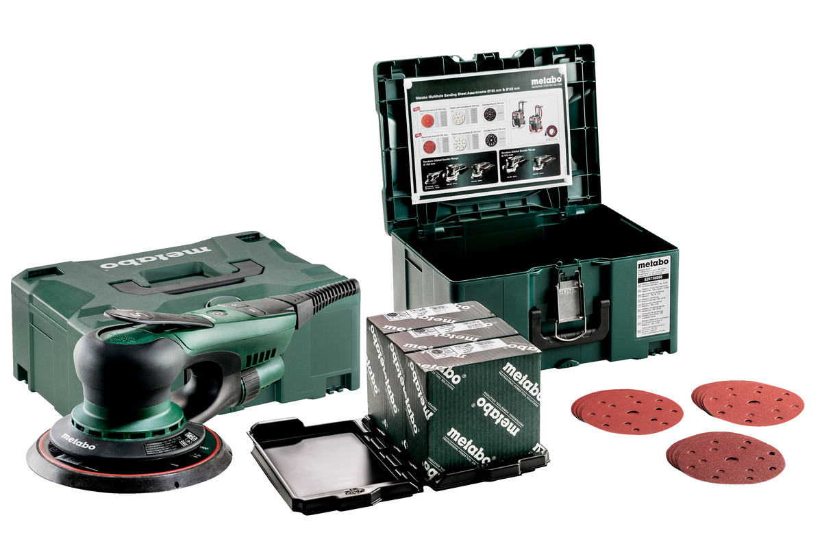 Эксцентриковая шлифовальная машина Metabo SXE 150-5.0 BL Set